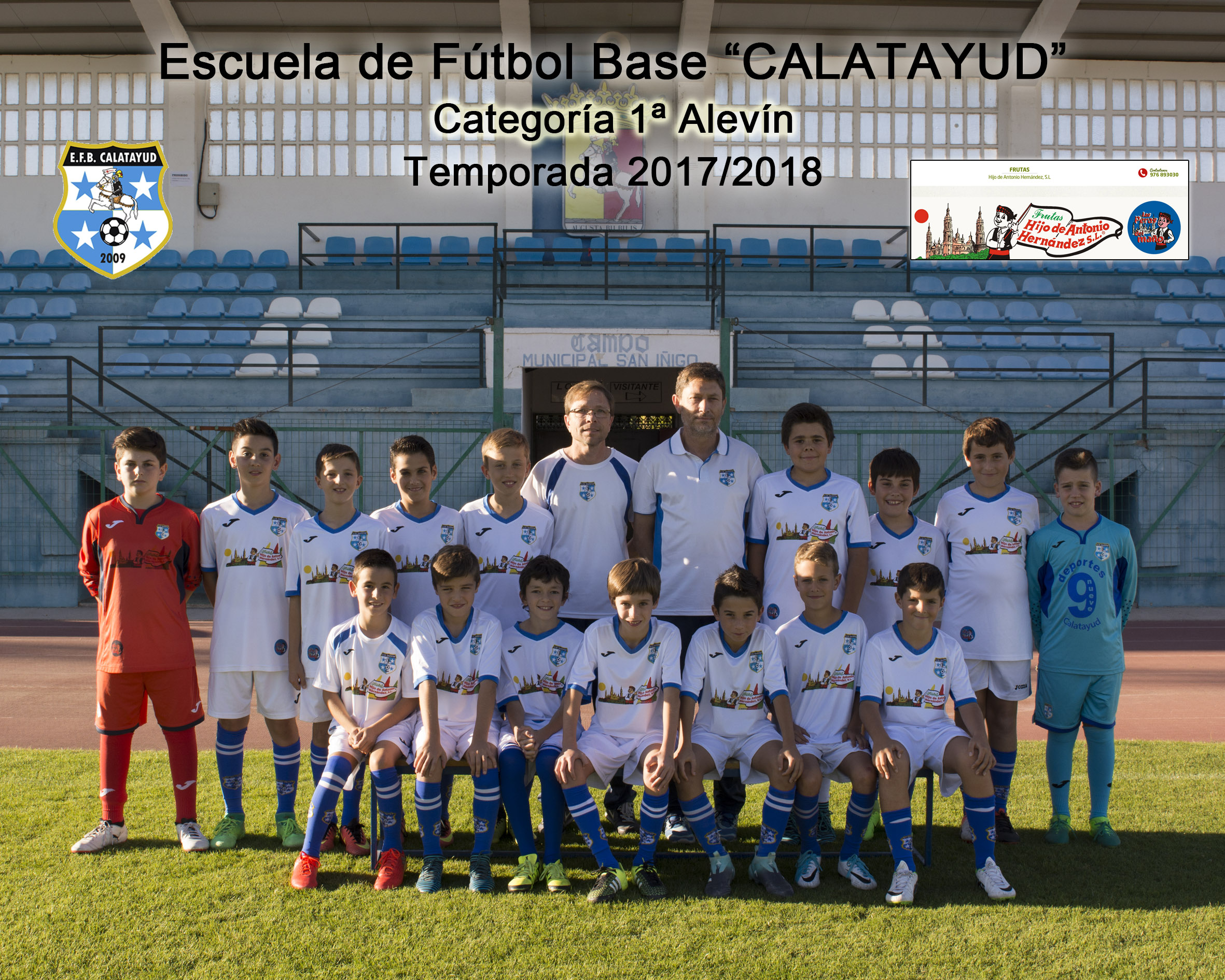 Equipo 1ª ALEVÍN - Temporada 2017/2018