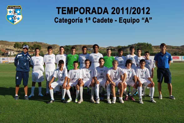 Equipo 1ª CADETE A Temporada 2011/2012