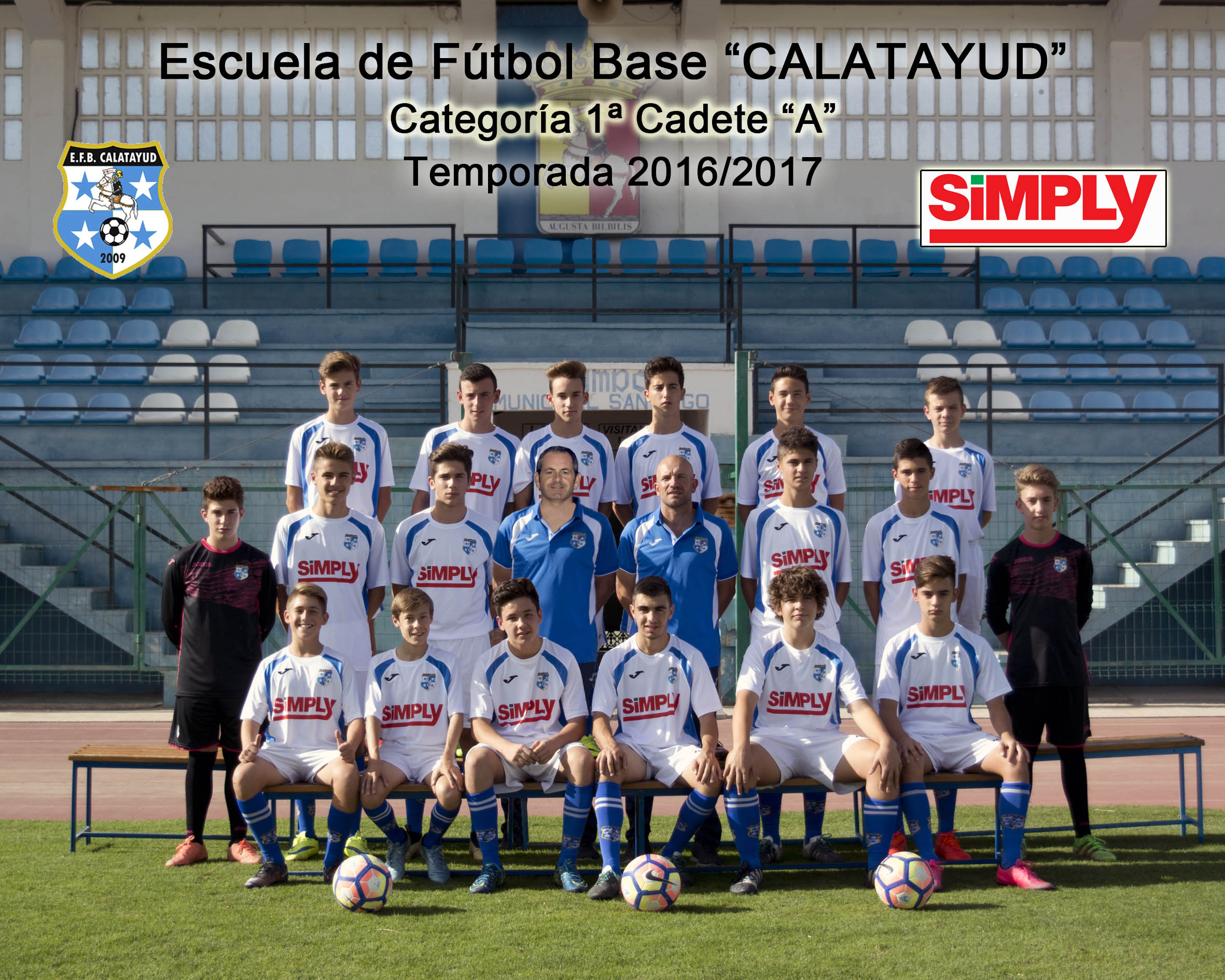 Equipo 1ª CADETE A Temporada 2016/2017