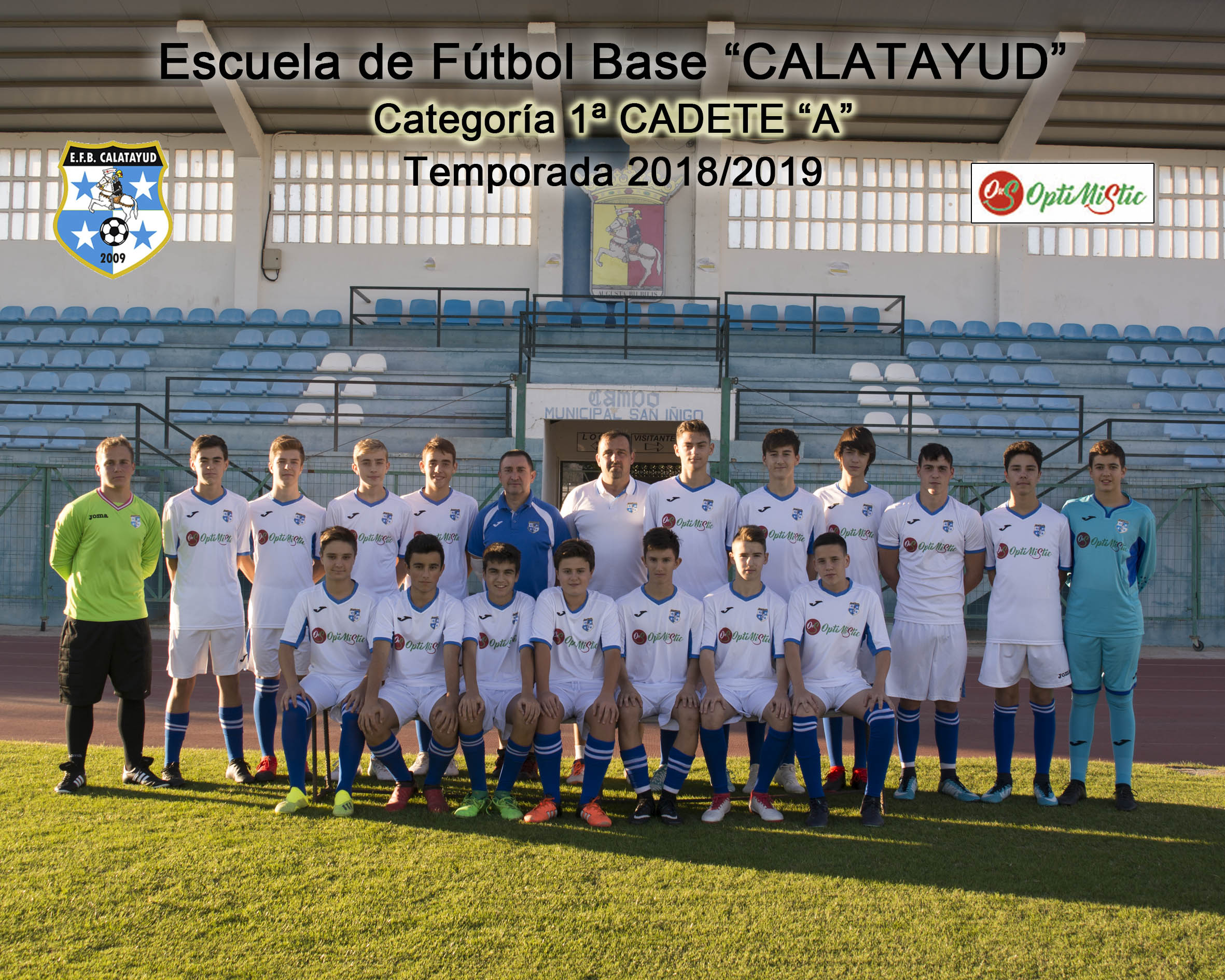 Equipo 1ª CADETE PROVINCIAL A Temporada 2018/2019