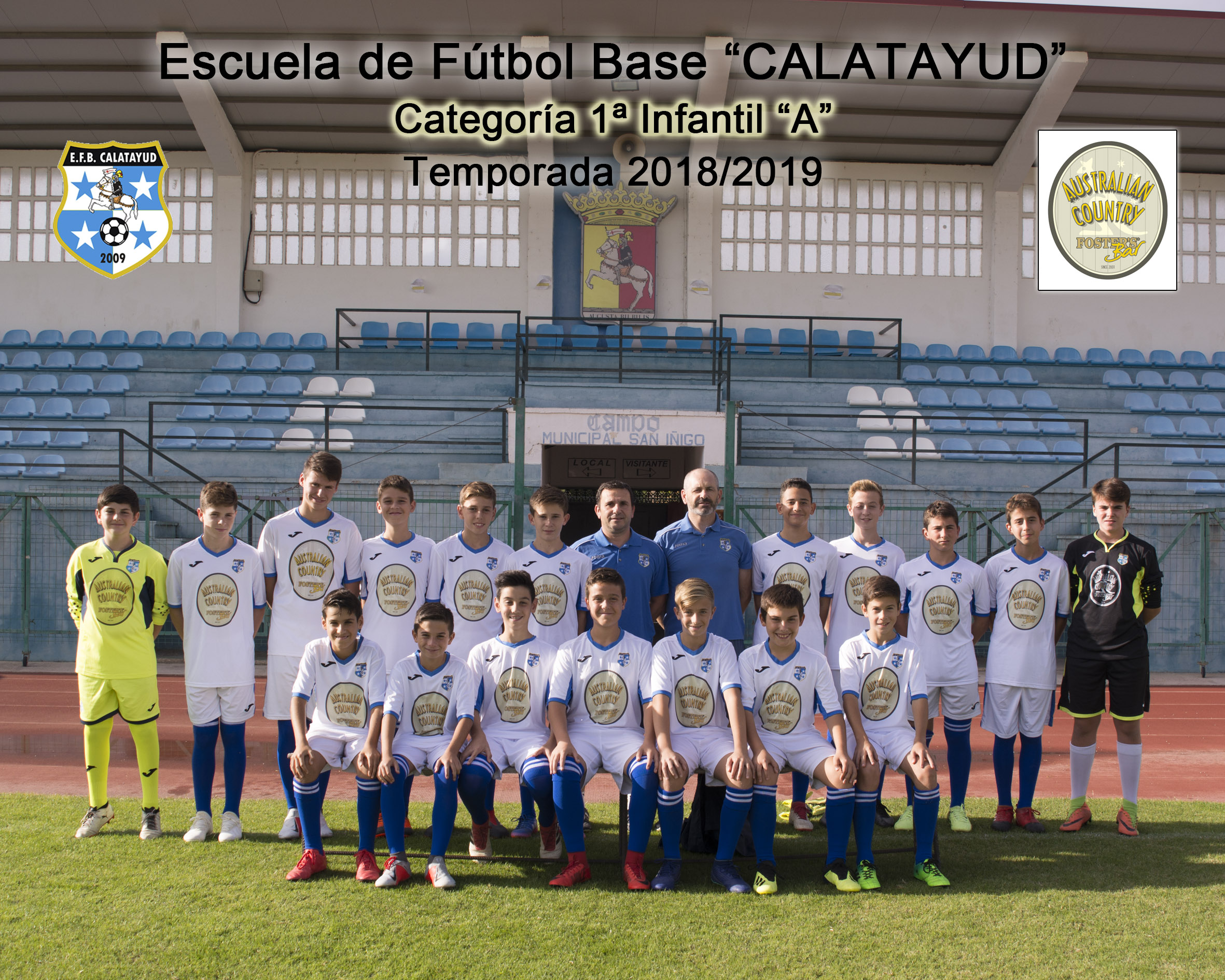 Equipo 1ª INFANTIL PROVINCIAL A Temporada 2018/2019