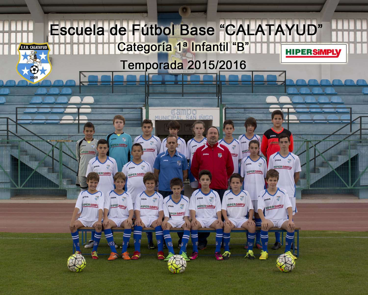 Equipo 1ª INFANTIL B Temporada 2015/2016