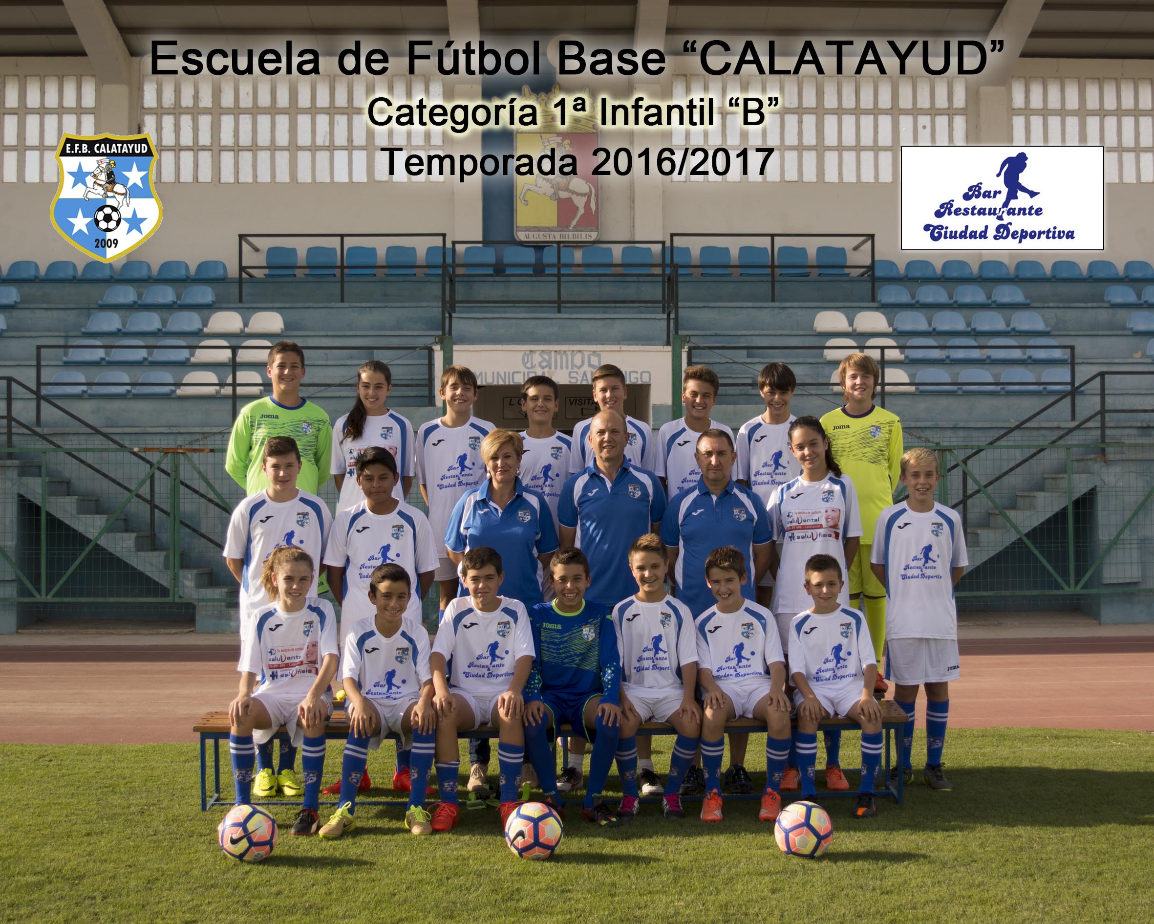 Equipo 1ª INFANTIL B Temporada 2016/2017