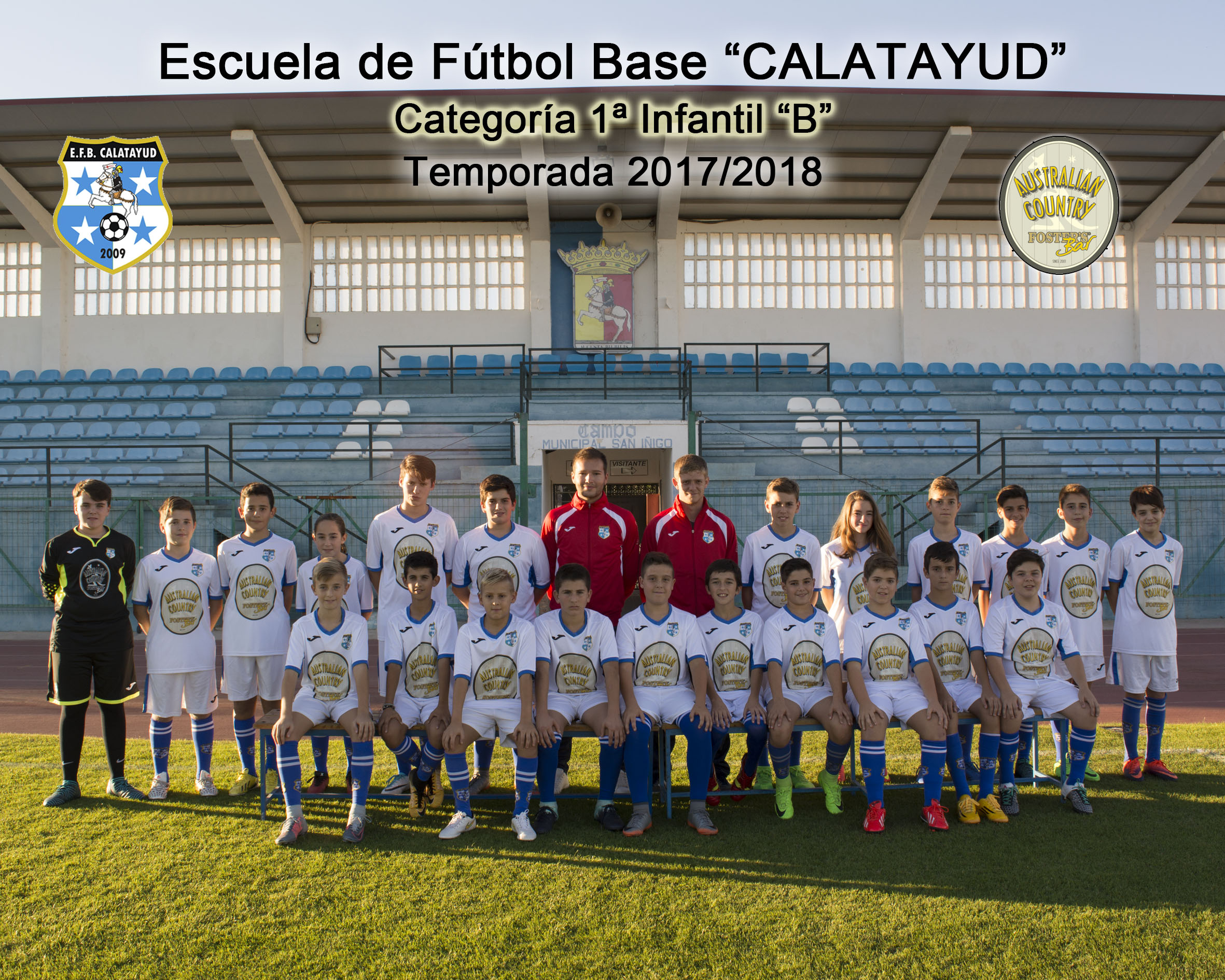 Equipo 1ª INFANTIL PROVINCIAL B Temporada 2017/2018