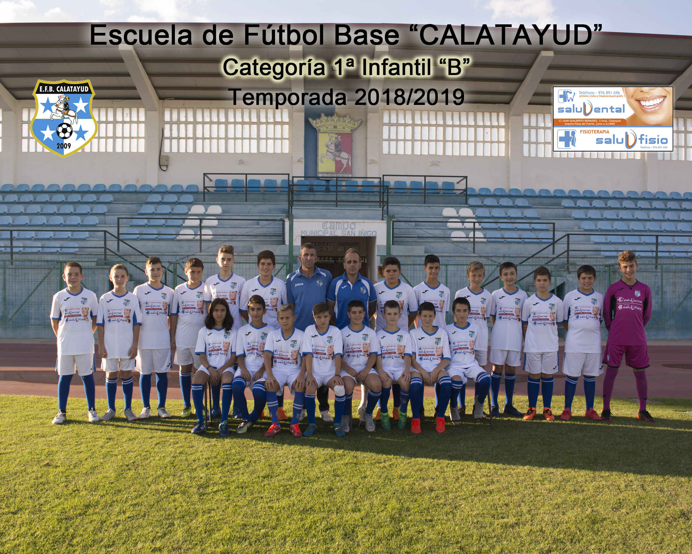 Equipo 1ª INFANTIL PROVINCIAL B Temporada 2018/2019